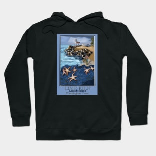 Lighthouse - Lime Kiln Pacific Northwest Hoodie